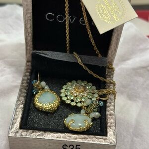Cove Gold and Blue Jewelry Set